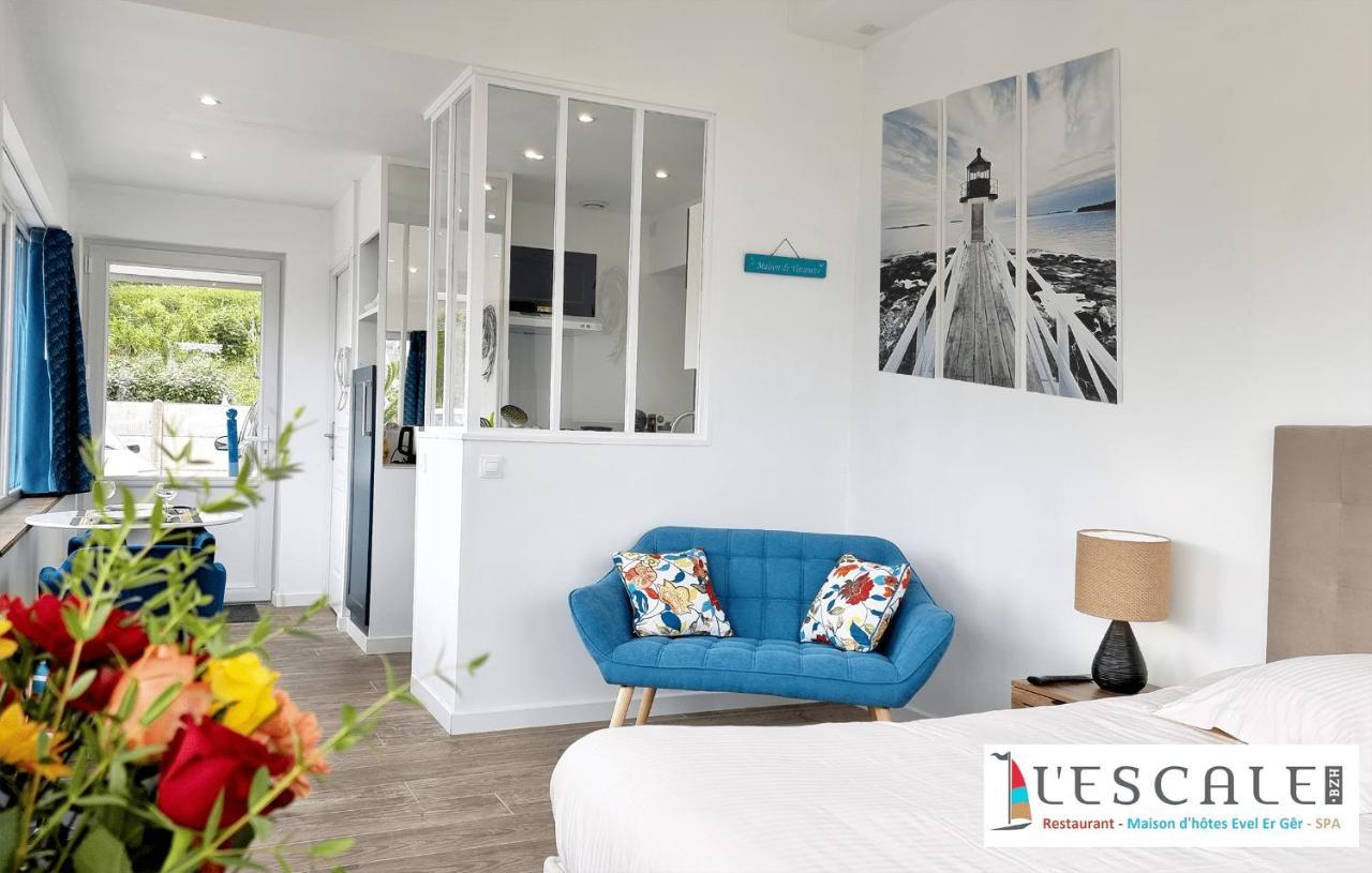 Bed and Breakfast L'Escale Evel Er Ger Локирк Экстерьер фото